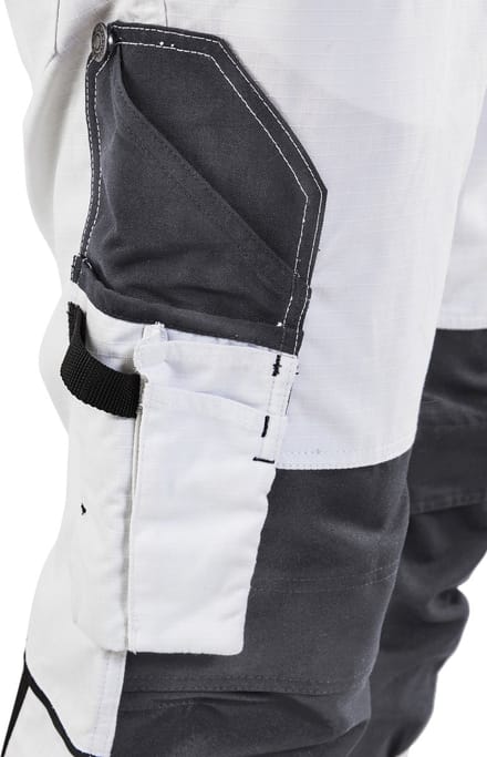 Blaklader Schilderswerkbroek met stretch 1095-1330 - Wit/Donkergrijs - D96