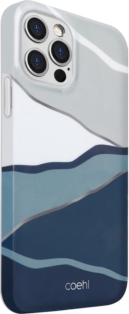 Uniq - iPhone 12/12 Pro, hoesje coehl ciel twilight blue, blauw