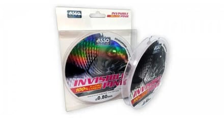 Asso Invisible 30 M Flurocarbon Transparant 0.450 mm