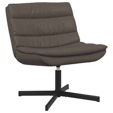 vidaXL Draaistoel Bruin 63 x 75 x 76 cm Glanzend PU