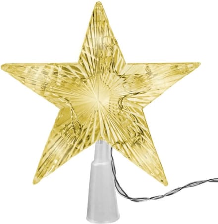 Ruhhy LED Kerstboom Ster – Warm Wit Licht, Energiezuinig – Perfecte Boomtopper