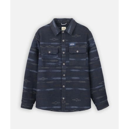 Fleece Jack Oxbow Overshirt van jacquard NIGHTFALL