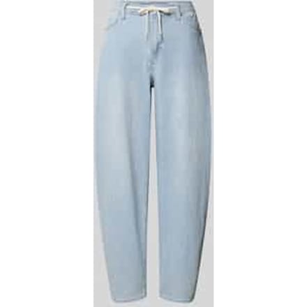 Reguliere Straight Fit Barrel Jeans Licht Elatisch Dames s.Oliver Ankle