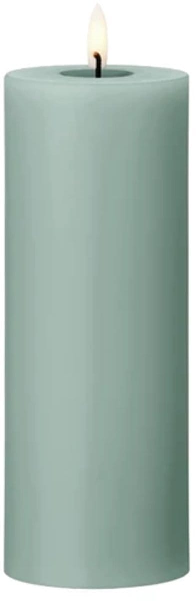 Ester & Erik Led Pillar kaars H20cm jade stone