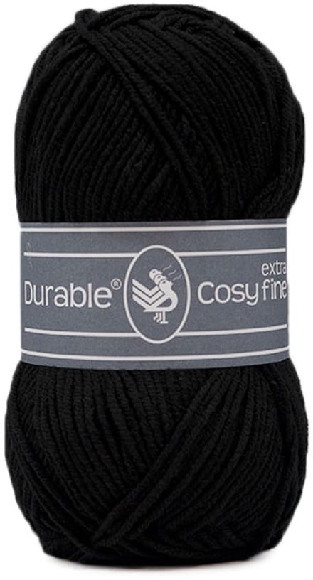 Durable Cosy Extra Fine - 325 Black