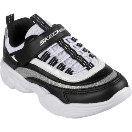 Skechers Lage sneakers voor kinderen (Zwart, Wit)