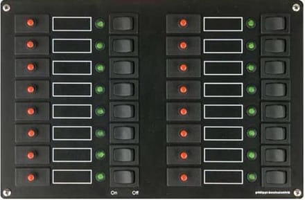 Philippi 12V/24V 16-voudig Schakelpaneel STV 316
