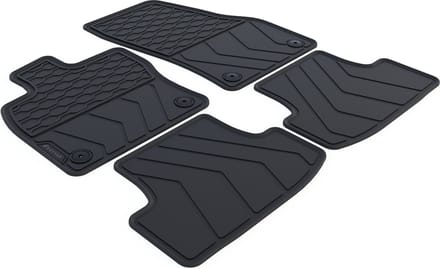 Rubber Automatten geschikt voor Volkswagen T-Roc - Bouwjaar: 2017-2025 - Originele pasvorm - 4-delig - Uitvoering: SUV