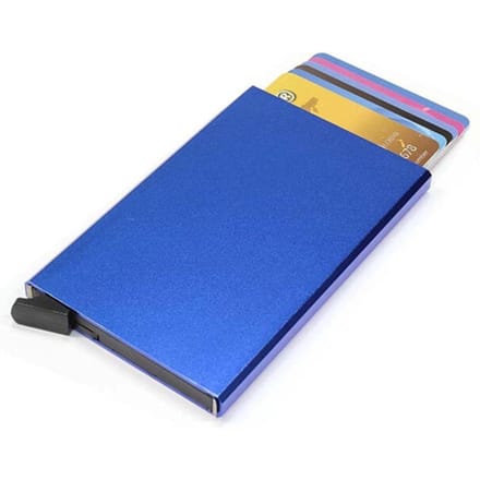 Figuretta Basic Creditcardhouder / RFID Card Protector - 6 Pasjes - Blauw