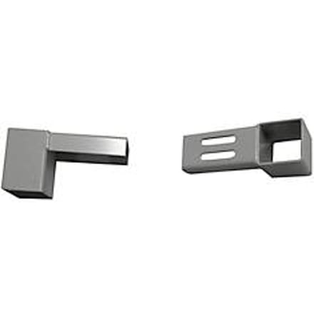 Houderset voor Treston geperforeerde panelen RL120, RL150 en RL180, staal lichtgrijs, 4 stuks