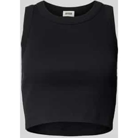 Korte top in riblook, model 'NADEEN'