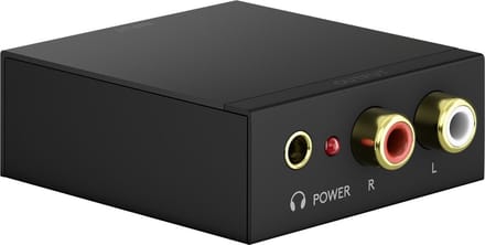 goobay Digital Analog Wandler 192kHz S/PDIF - Cinch - Digitale converter