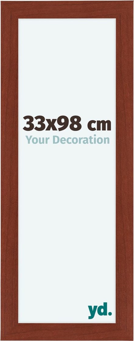 Your Decoration - Fotolijst 33x98 cm - MDF - Kersen - Como