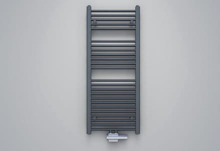 Klea Handdoekradiator Middenonderaansluiting 1600x600mm 828 Watt Antraciet