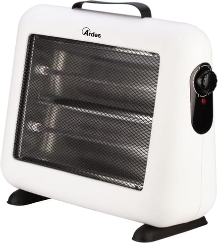 Kwartswarmtestraler met 2 standen en handvat - Effectieve verwarming voor elke ruimte