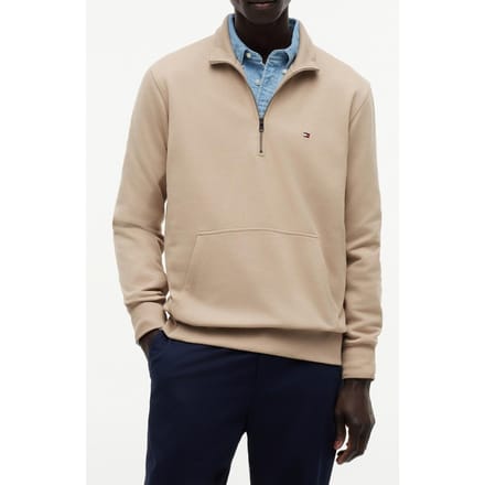 Tommy Hilfiger Essential Terry New Batique Khaki Größe: S | Pullover Outlet | Herren | Braun