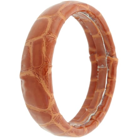 Behave – Armband – Cognacbruin – Crocoprint – Brede Look – Statement Stijl