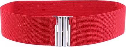 Luxe Elastische Riem Voor Een Jas - Rood - Tailleriem - Heupriem