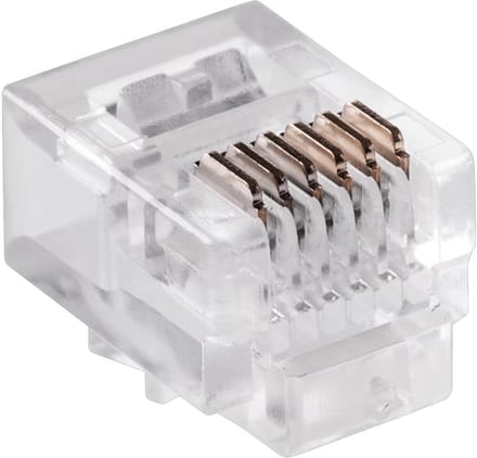 Orbit Electronic RJ12 Connector - 6P 6C - 10 stuks