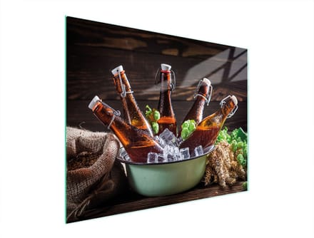 TMK ArtDeko - Snijplank van Gehuld Glas - 52x40 cm - Antislip