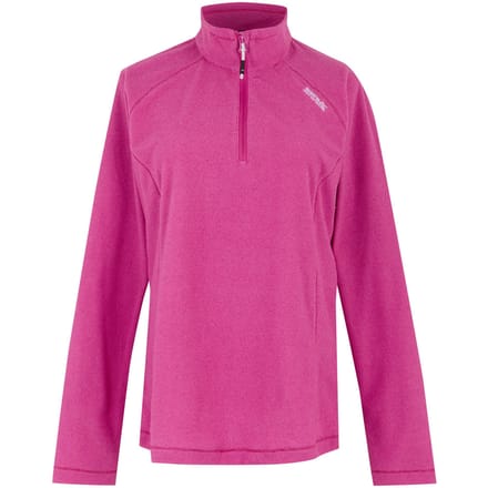 Regatta - Geweldige Outdoor Dames Montes Half Zip Fleece Top (Frambozenroos)
