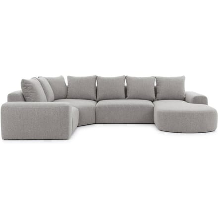 U-bank Monteri links bouclé modulair | NADUVI Collection