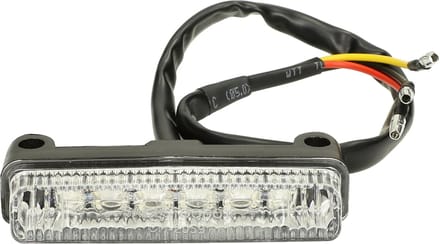 Achterlicht LED mini recht transparant