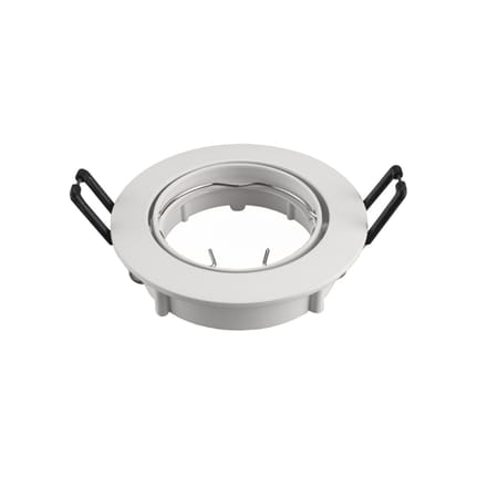 Ledvion - LED Inbouwspot Amsterdam - GU10 - Zwart - Ø82 mm
