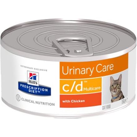 1,5kg C/D Urinary Multicare met Kip Hill's Prescription Diet Kattenvoer