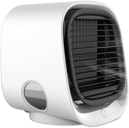Luchtkoeler en Luchtbevochtiger - Mini Air Cooler - Persoonlijke Koeling - 2-in-1 Functie - Compact Formaat - Wit