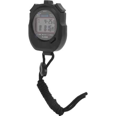 Sport Timer 2 Rijen Digitale Display Multifunctionele Waterdichte Elektronische Stopwatch voor Wedstrijden gray