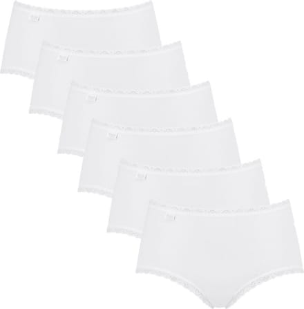 sloggi Dames midi slip 6 pack 24/7 Cotton Lace