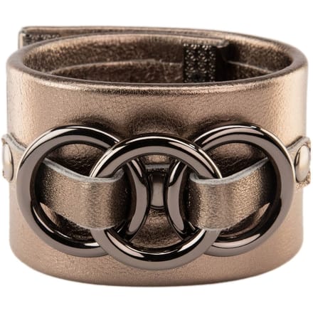 Asche & Gold | Beatrice Single Handboei | Design Armband | Goud Maat M