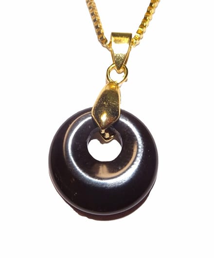 Onyx Mini Donut Hanger Verguld