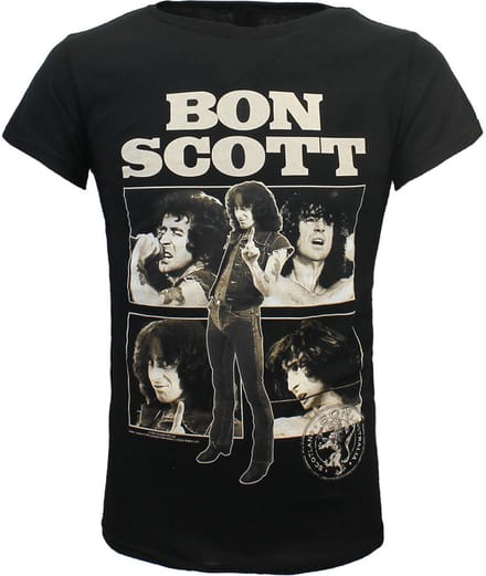 Bon Scott Photo Collage T-Shirt - Officiële Merchandise - S