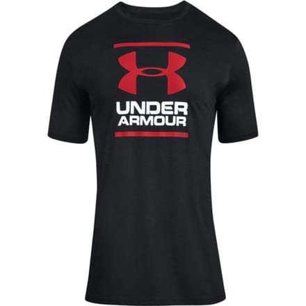 Under Armour UA GL FOUNDATION UPDATE SS-BLK Heren Sportshirt - Zwart - Rood - Wit