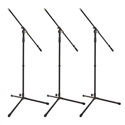 Boom Mic Standaard van Gear4music, 3-Pack