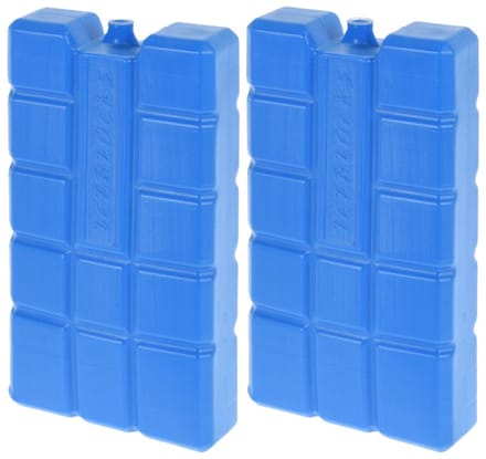 2x Blauwe koelelementen 750 gram - Koelelementen - Koelblokken
