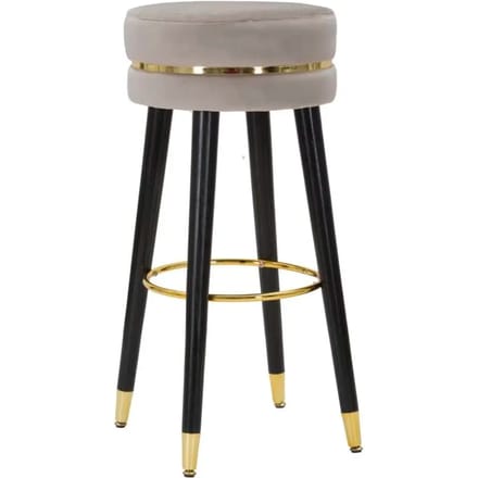 Barkruk Paris Grigio/gold Ø 35×74 cm