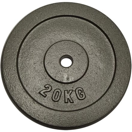 Gietijzeren schijf gewicht 20 kg Sporti