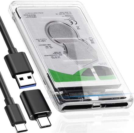 Externe behuizing voor 2.5" harde schijven en SSD's, USB 3.0, SATA III, 6Gbps, Toolloos ontwerp, UASP ondersteuning