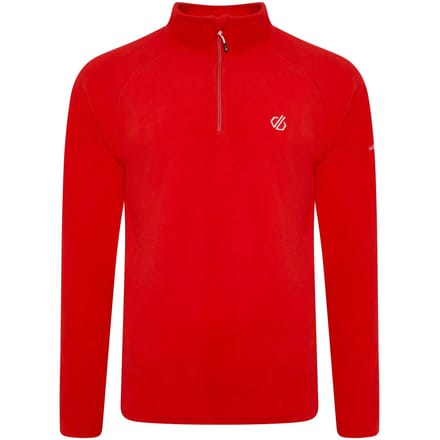 Dare 2B Heren Freethink II Fleece Top (Gevaar Rood)