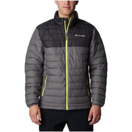 Columbia Powder Lite™ Jacket - Heren Jas - Gewatteerde tussenjas - Maat S - Grijs