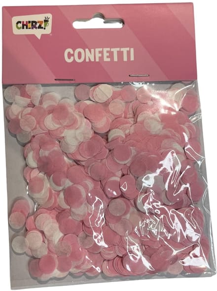 Confetti Gender Reveal - Geboorte Meisje - Roze-Wit