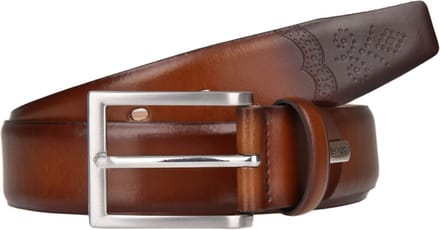 LLOYD Leren Riem Leather Belt W80 Cognac Bruine