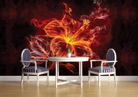 Flower Photo Wallcovering