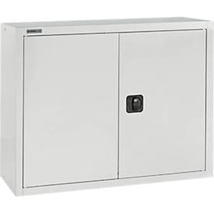 Schäfer Shop Select  opzetkast, afsluitbaar, hoogte 800 mm, breedte 800 mm, lichtgrijs
