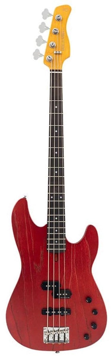 Sire P6 4/CAR Marcus Miller 4-snarige actieve basgitaar Candy Apple Red