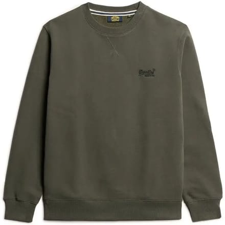 Superdry Essential Logo Crew Sweatshirt Groen Grootte: L