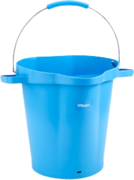 Emmer | 20L | Vikan | Hygiëne | met schenktuit | Food | Blauw